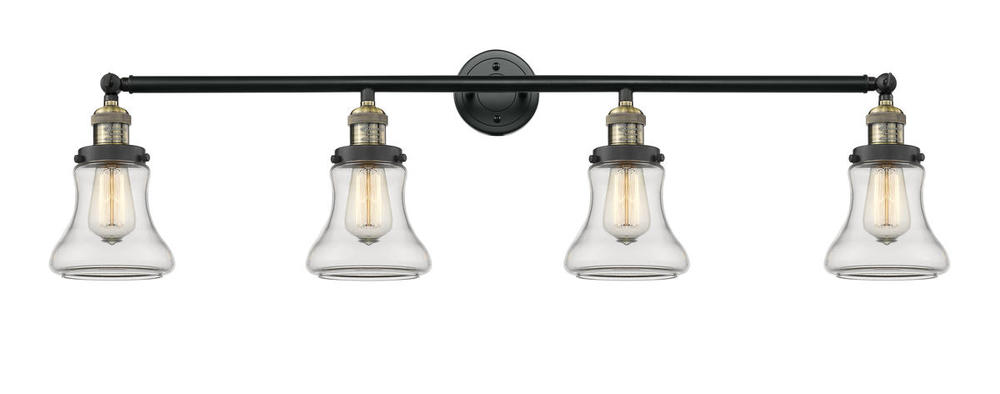 Bellmont - 4 Light - 42 inch - Black Antique Brass - Bath Vanity Light