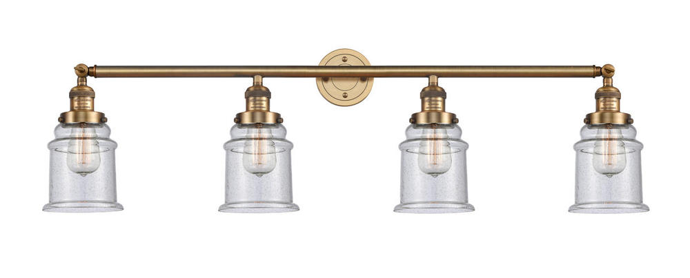 Canton - 4 Light - 42 inch - Brushed Brass - Adjustable Bath Vanity Light