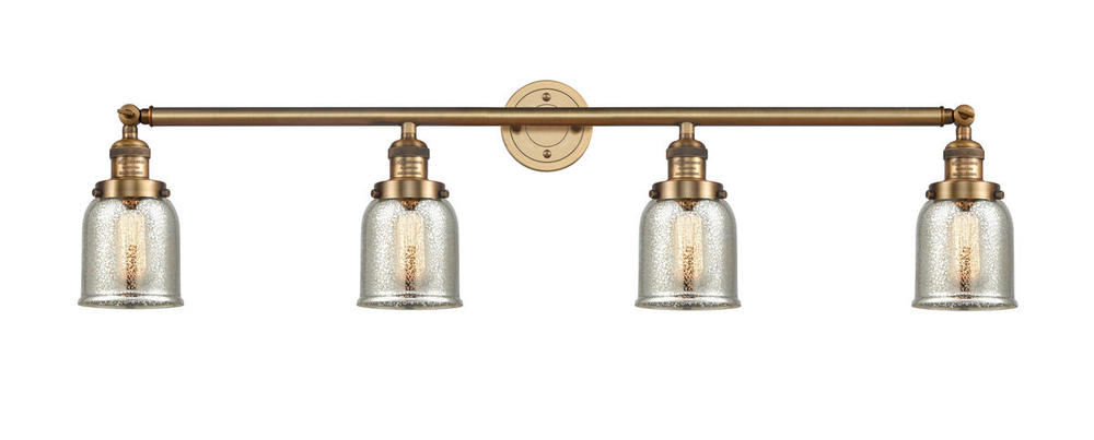 Bell - 4 Light - 43 inch - Brushed Brass - Adjustable Bath Vanity Light