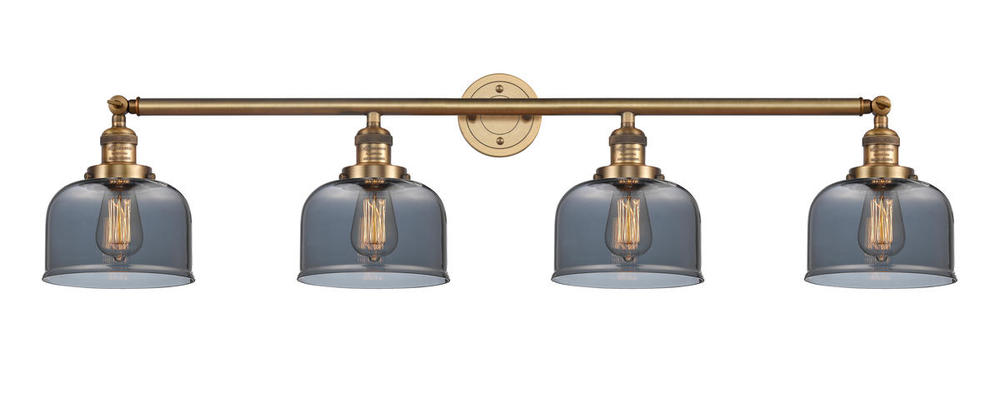 Bell - 4 Light - 44 inch - Brushed Brass - Adjustable Bath Vanity Light