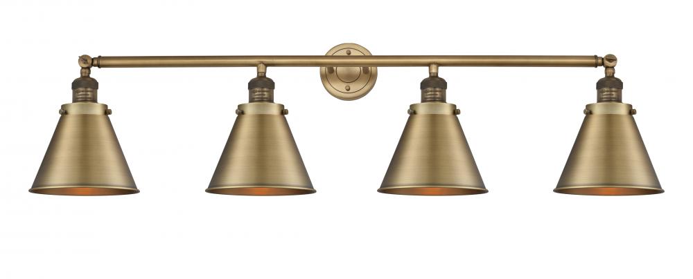 Appalachian - 4 Light - 44 inch - Brushed Brass - Adjustable Bath Vanity Light