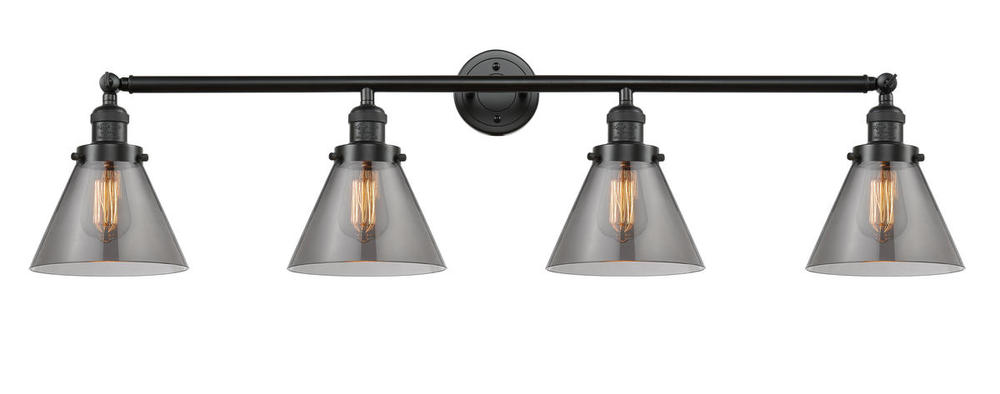 Cone - 4 Light - 44 inch - Oil Rubbed Bronze - Adjustable Bath Vanity Light