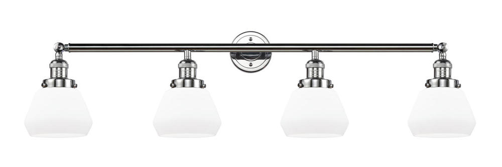 Fulton - 4 Light - 43 inch - Polished Chrome - Adjustable Bath Vanity Light