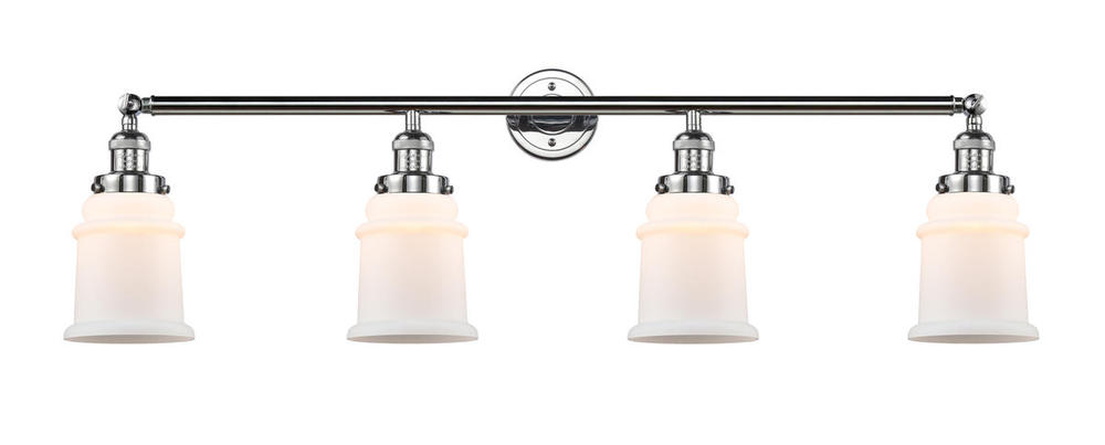 Canton - 4 Light - 42 inch - Polished Chrome - Adjustable Bath Vanity Light
