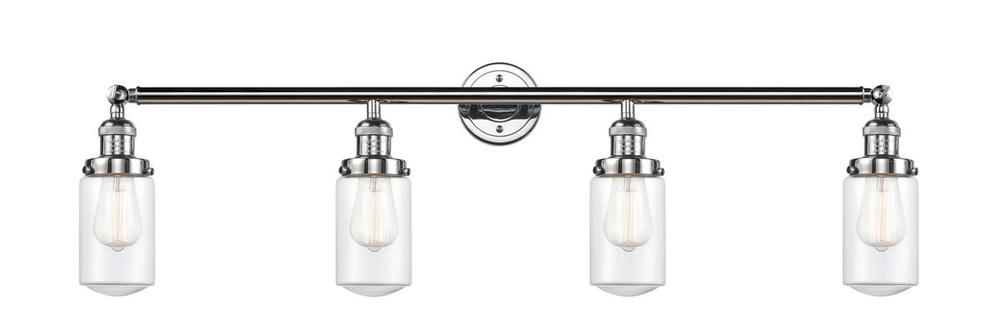 Dover - 4 Light - 43 inch - Polished Chrome - Bath Vanity Light