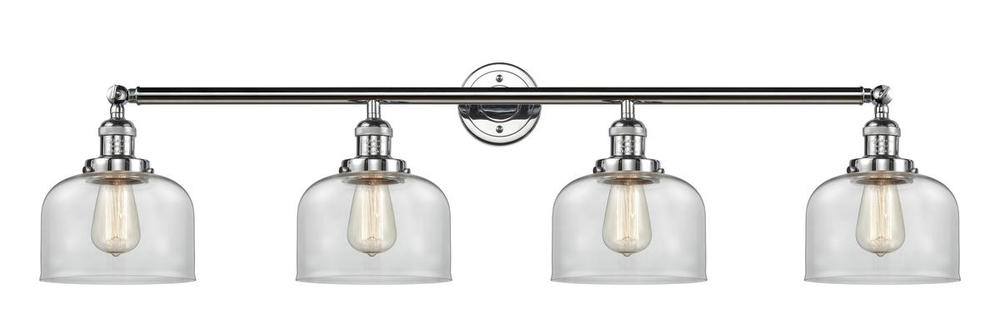 Bell - 4 Light - 44 inch - Polished Chrome - Bath Vanity Light