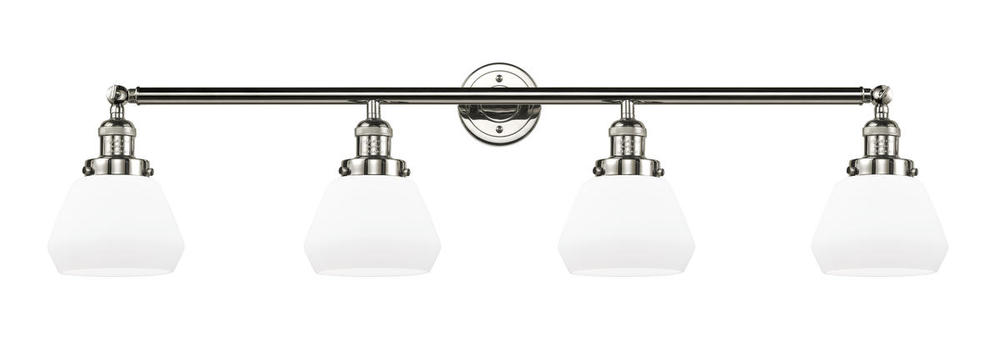 Fulton - 4 Light - 43 inch - Polished Nickel - Adjustable Bath Vanity Light