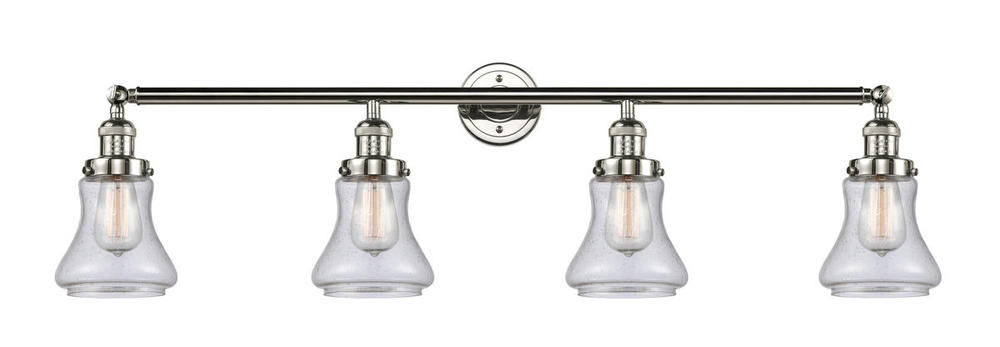 Bellmont - 4 Light - 42 inch - Polished Nickel - Adjustable Bath Vanity Light