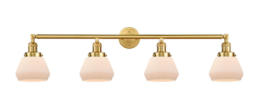 Fulton - 4 Light - 43 inch - Satin Gold - Adjustable Bath Vanity Light
