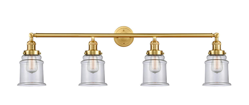 Canton - 4 Light - 42 inch - Satin Gold - Adjustable Bath Vanity Light