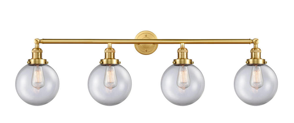 Beacon - 4 Light - 44 inch - Satin Gold - Bath Vanity Light