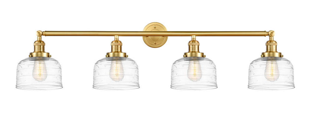 Bell - 4 Light - 44 inch - Satin Gold - Bath Vanity Light