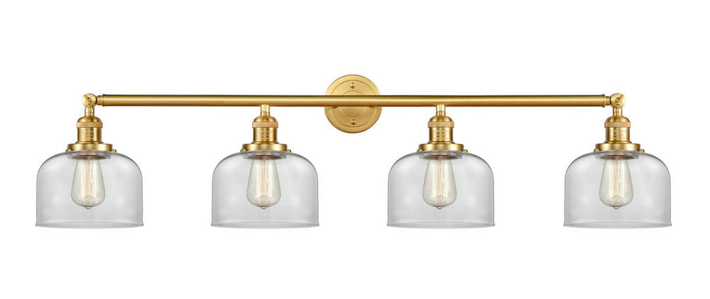 Bell - 4 Light - 44 inch - Satin Gold - Bath Vanity Light