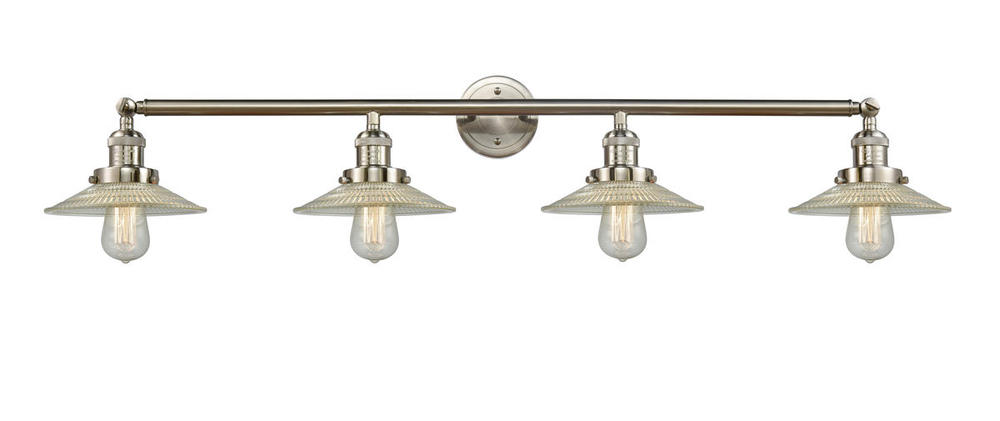 Halophane - 4 Light - 45 inch - Brushed Satin Nickel - Adjustable Bath Vanity Light