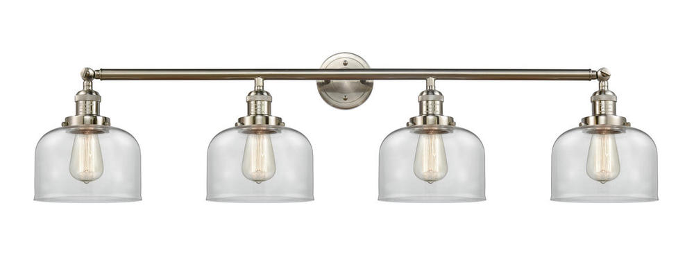 Bell - 4 Light - 44 inch - Brushed Satin Nickel - Bath Vanity Light