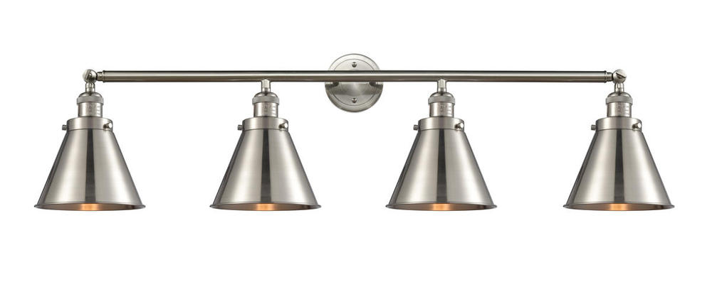 Appalachian - 4 Light - 44 inch - Brushed Satin Nickel - Adjustable Bath Vanity Light