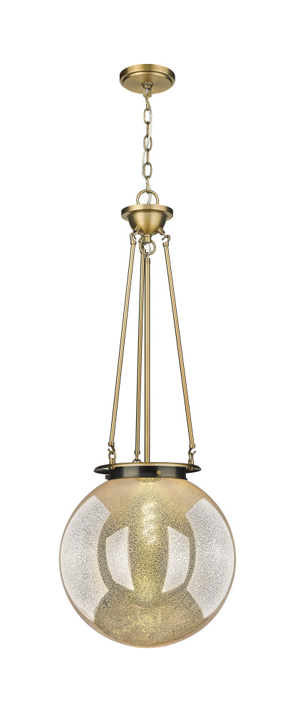 Beacon - 1 Light - 16 inch - Brushed Brass - Chain Hung - Pendant