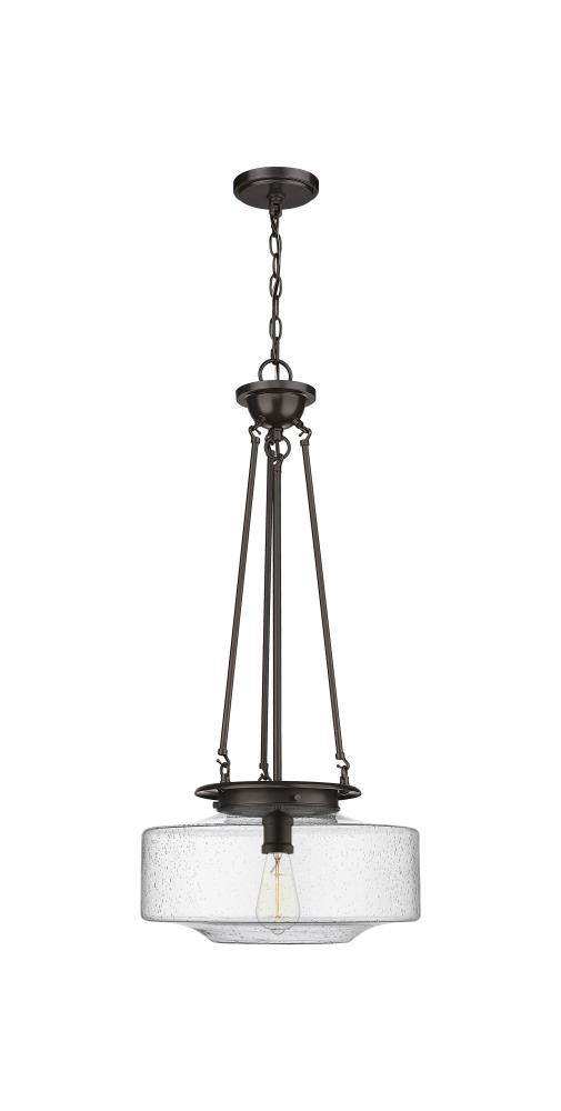 Bridgeton - 1 Light - 16 inch - Oil Rubbed Bronze - Chain Hung - Pendant