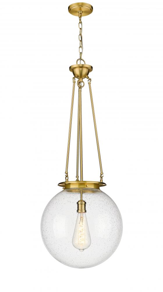 Beacon - 1 Light - 16 inch - Satin Gold - Chain Hung - Pendant