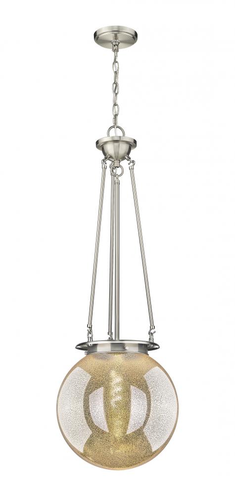 Beacon - 1 Light - 14 inch - Satin Gold - Chain Hung - Pendant