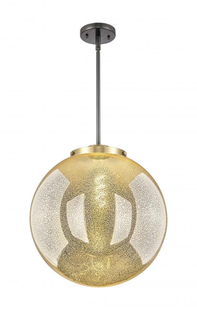 Beacon - 1 Light - 16 inch - Black Antique Brass - Stem Hung - Pendant