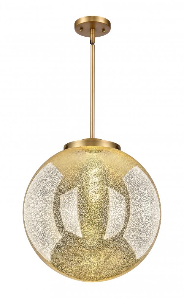 Beacon - 1 Light - 16 inch - Brushed Brass - Stem Hung - Pendant
