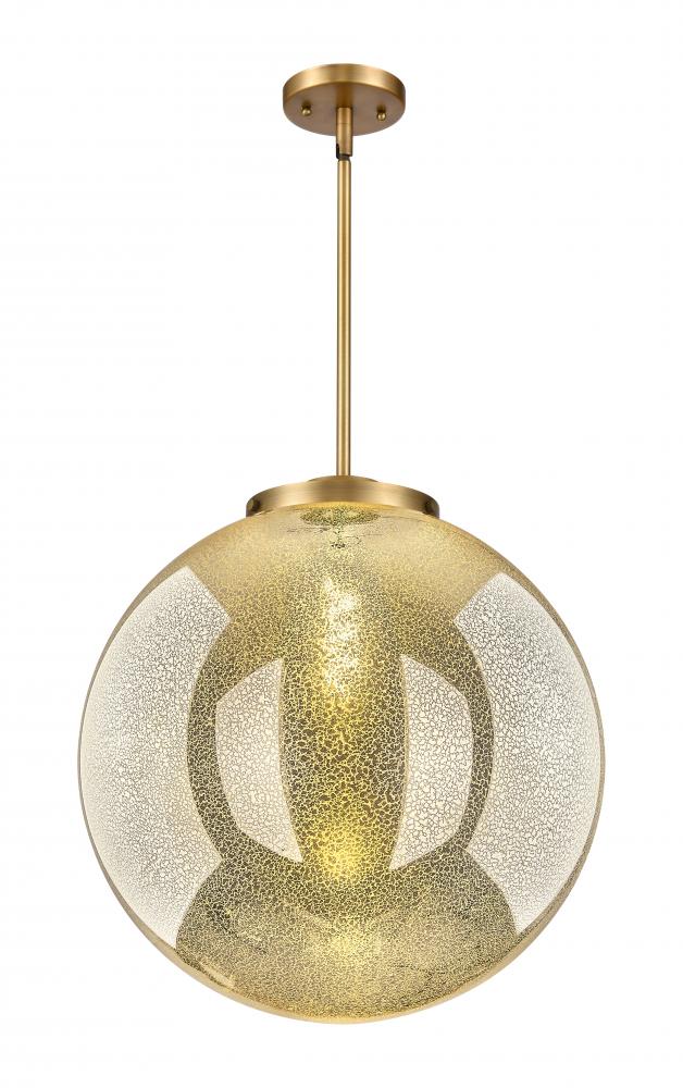 Beacon - 1 Light - 18 inch - Brushed Brass - Stem Hung - Pendant