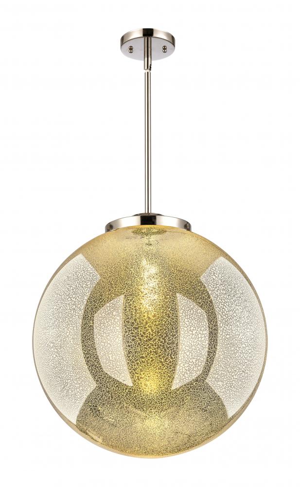 Beacon - 1 Light - 18 inch - Polished Nickel - Stem Hung - Pendant