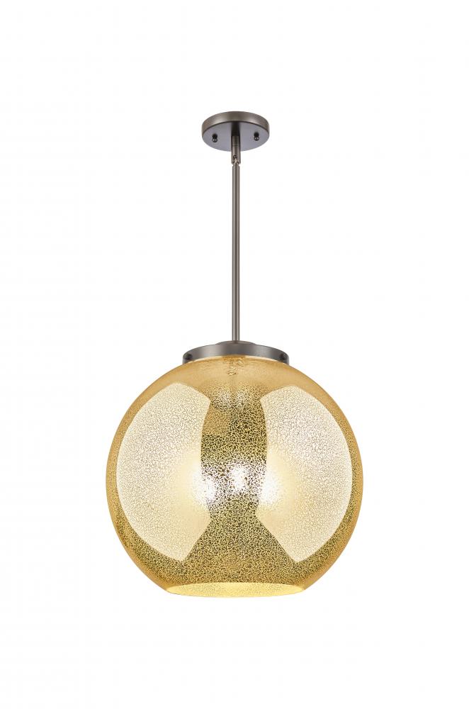 Athens - 3 Light - 16 inch - Oil Rubbed Bronze - Stem hung - Pendant