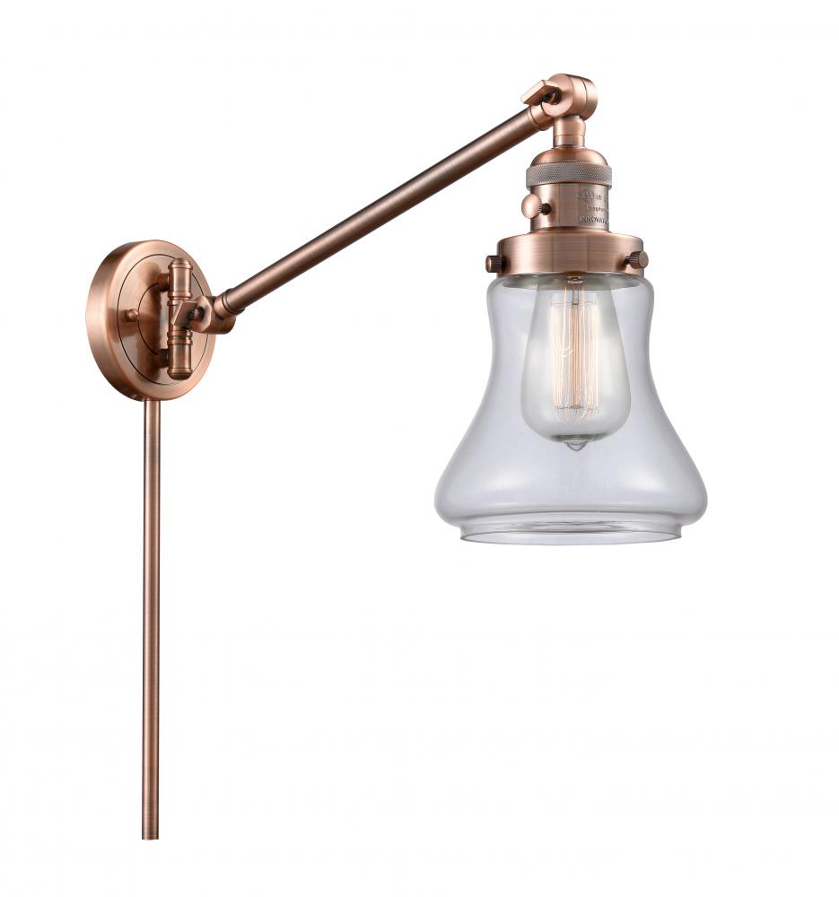 Bellmont - 1 Light - 8 inch - Antique Copper - Swing Arm