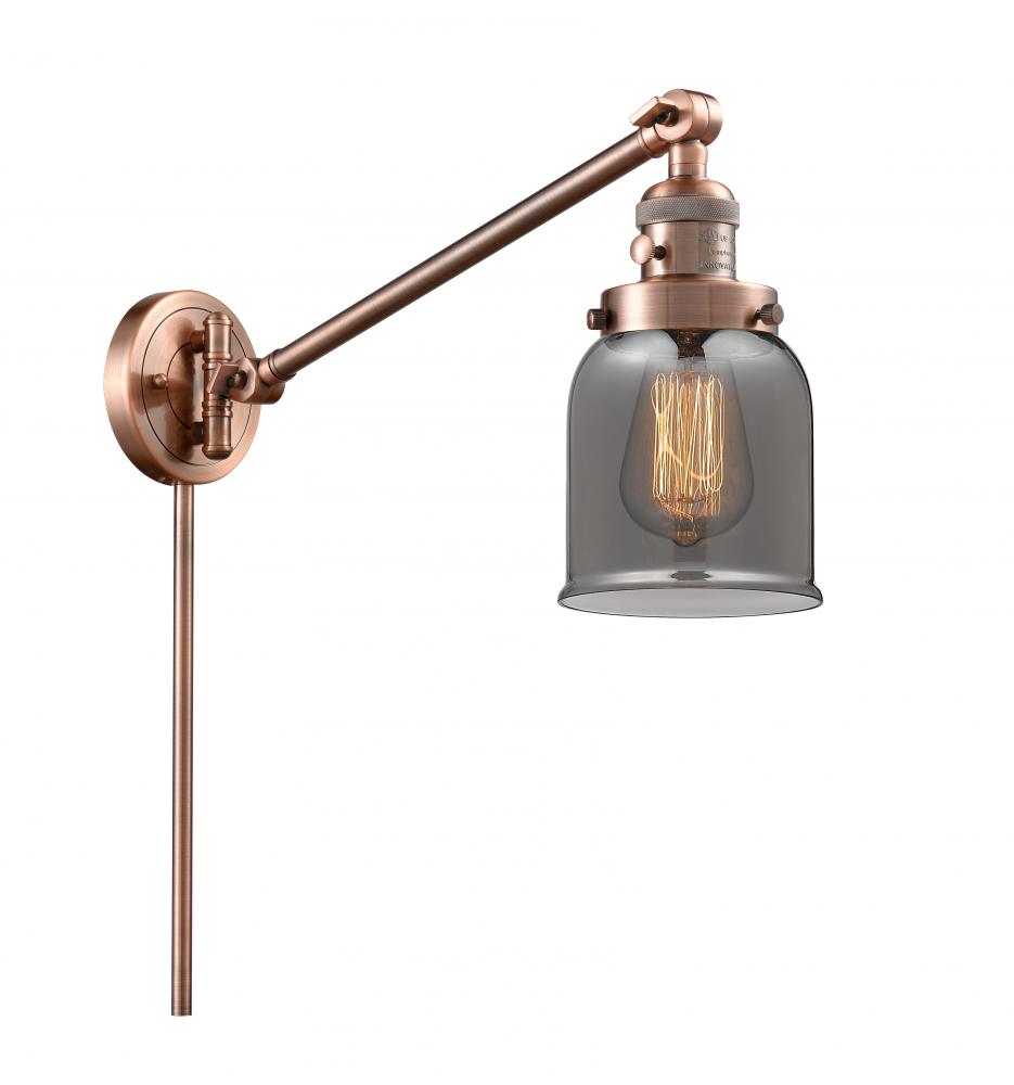 Bell - 1 Light - 8 inch - Antique Copper - Swing Arm