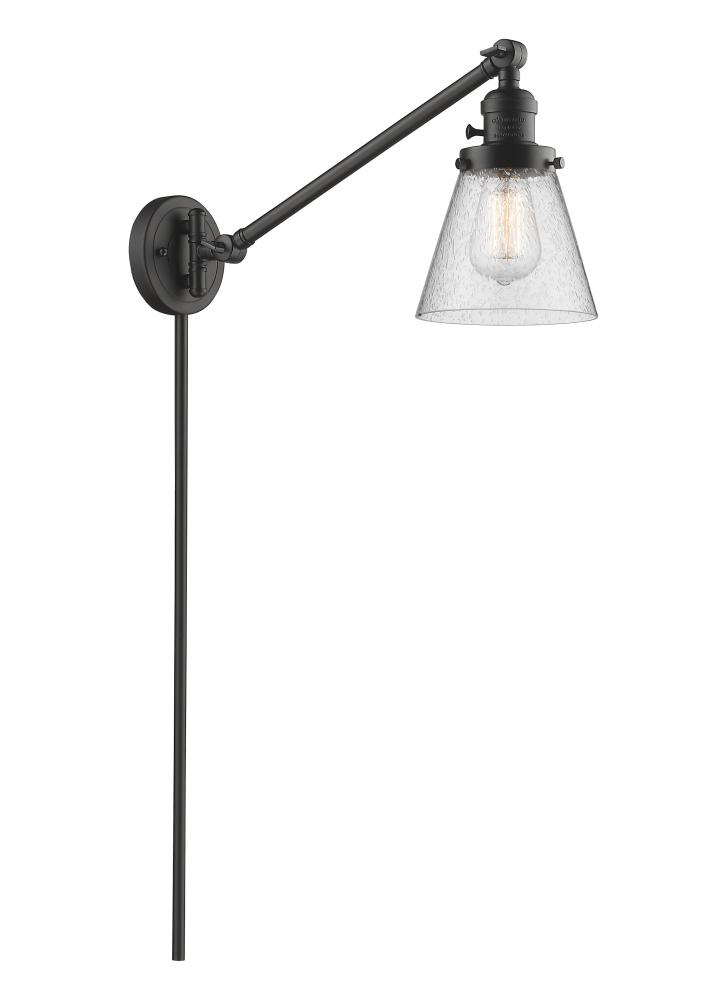 Cone - 1 Light - 8 inch - Oil Rubbed Bronze -Adjustable Swing Arm