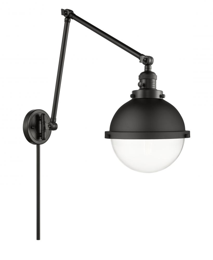 Hampden - 1 Light - 9 inch - Matte Black -Adjustable Swing Arm