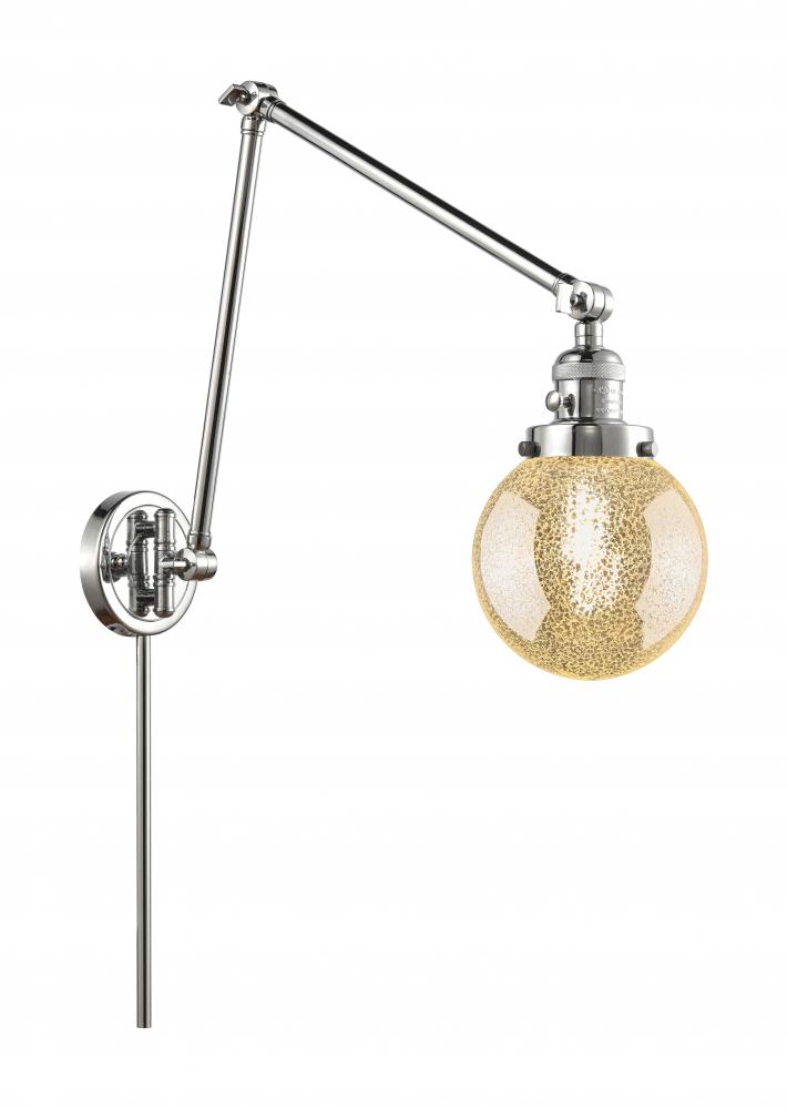 Beacon - 1 Light - 6 inch - Polished Chrome -Adjustable Swing Arm