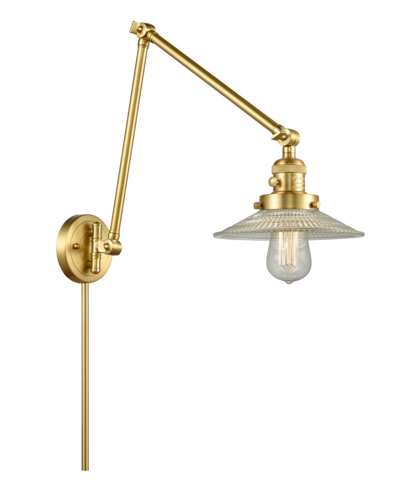 Halophane - 1 Light - 9 inch - Satin Gold - Swing Arm