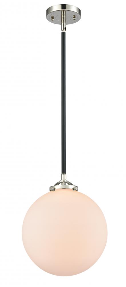 Beacon - 1 Light - 10 inch - Black Polished Nickel - Cord hung - Mini Pendant