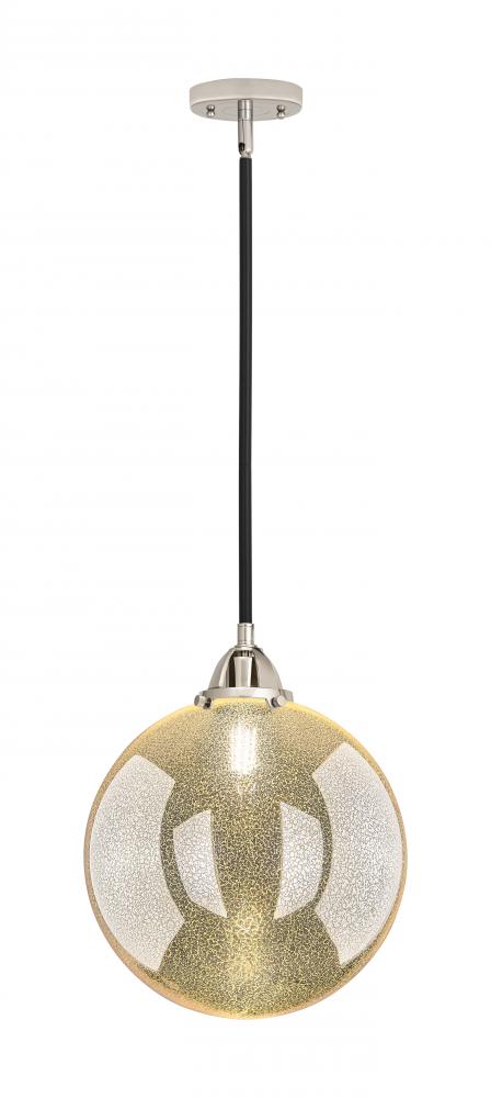Beacon - 1 Light - 12 inch - Black Polished Nickel - Stem hung - Mini Pendant