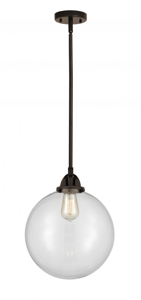 Beacon - 1 Light - 12 inch - Oil Rubbed Bronze - Cord hung - Mini Pendant