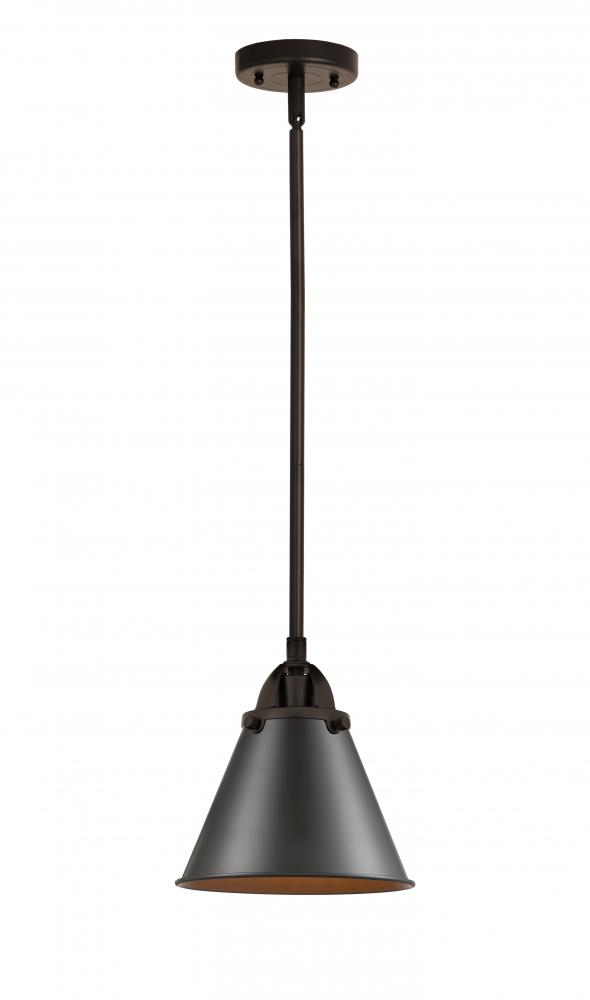 Appalachian - 1 Light - 8 inch - Oil Rubbed Bronze - Cord hung - Mini Pendant