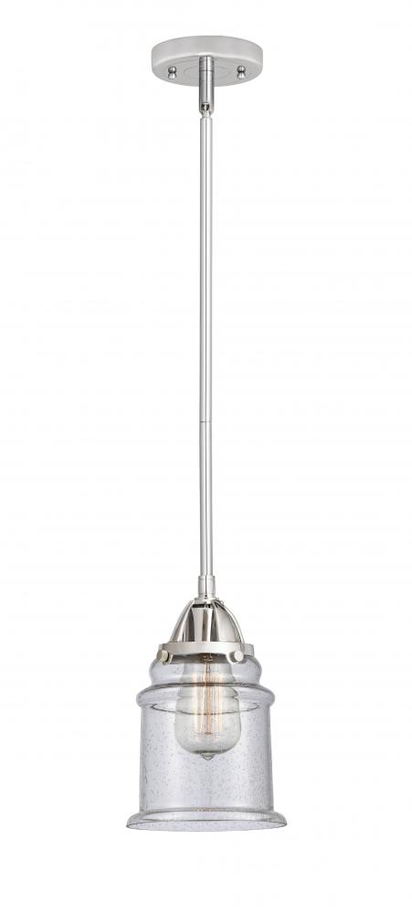 Canton - 1 Light - 6 inch - Polished Chrome - Stem hung - Mini Pendant
