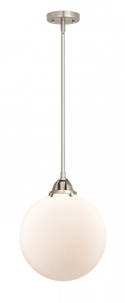 Beacon - 1 Light - 12 inch - Brushed Satin Nickel - Stem hung - Mini Pendant