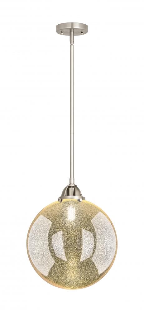 Beacon - 1 Light - 12 inch - Brushed Satin Nickel - Stem hung - Mini Pendant