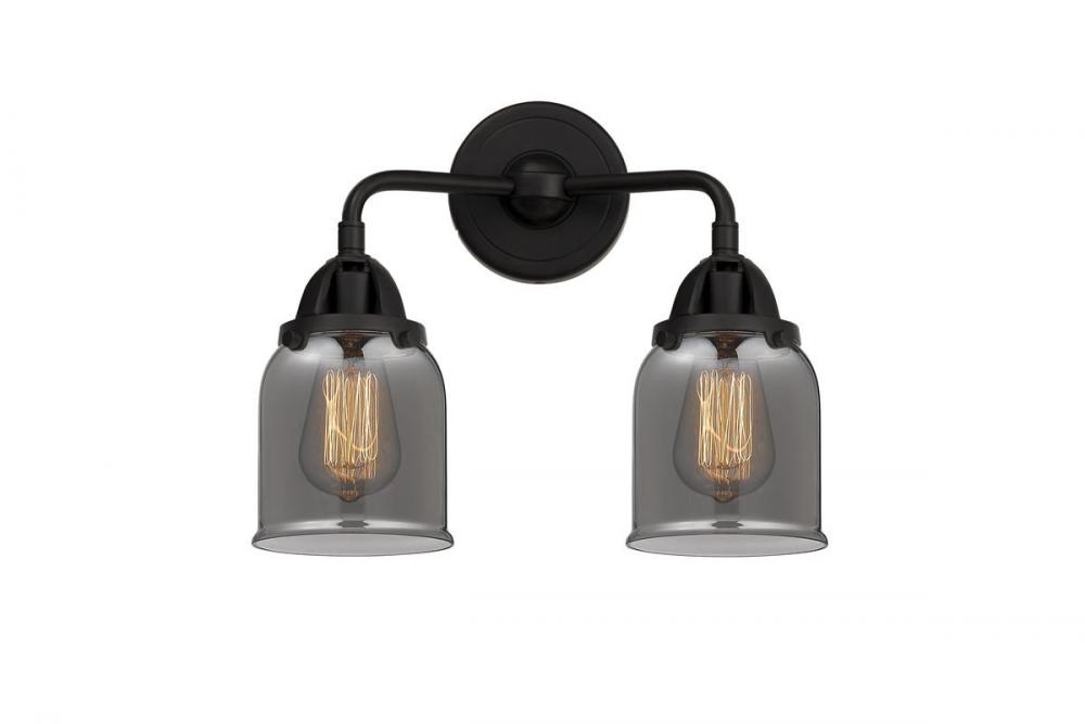 Bell - 2 Light - 13 inch - Matte Black - Bath Vanity Light