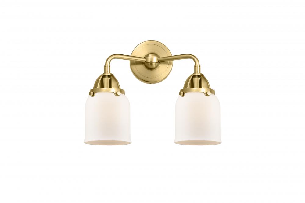 Bell - 2 Light - 13 inch - Satin Gold - Bath Vanity Light