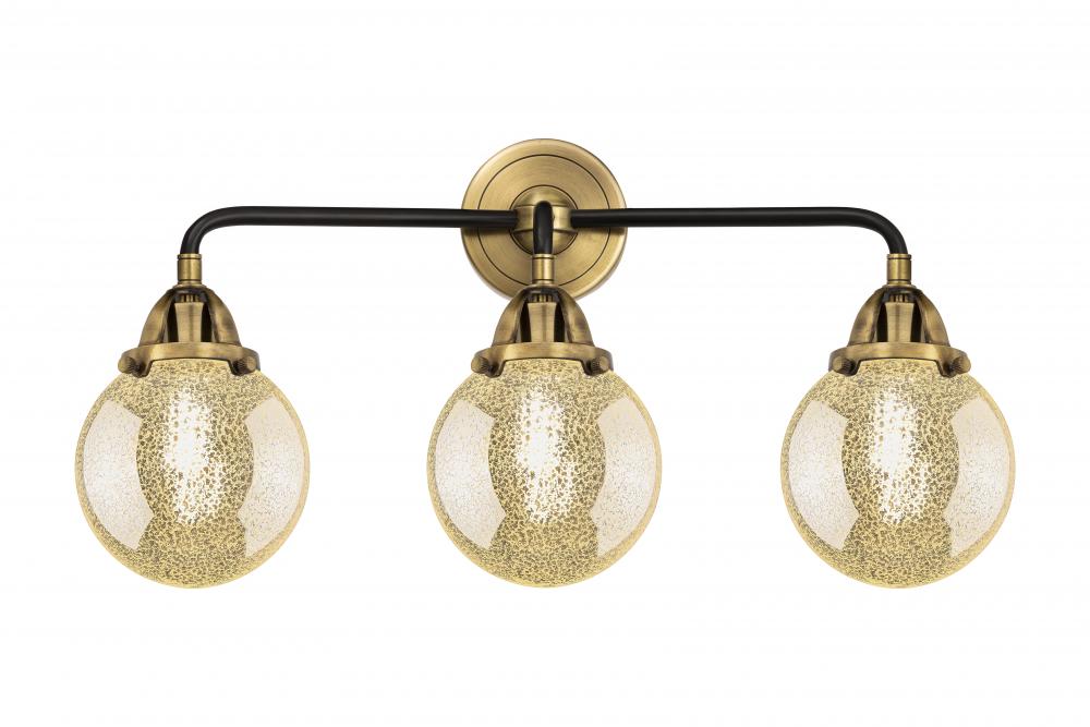 Beacon - 3 Light - 24 inch - Black Antique Brass - Bath Vanity Light