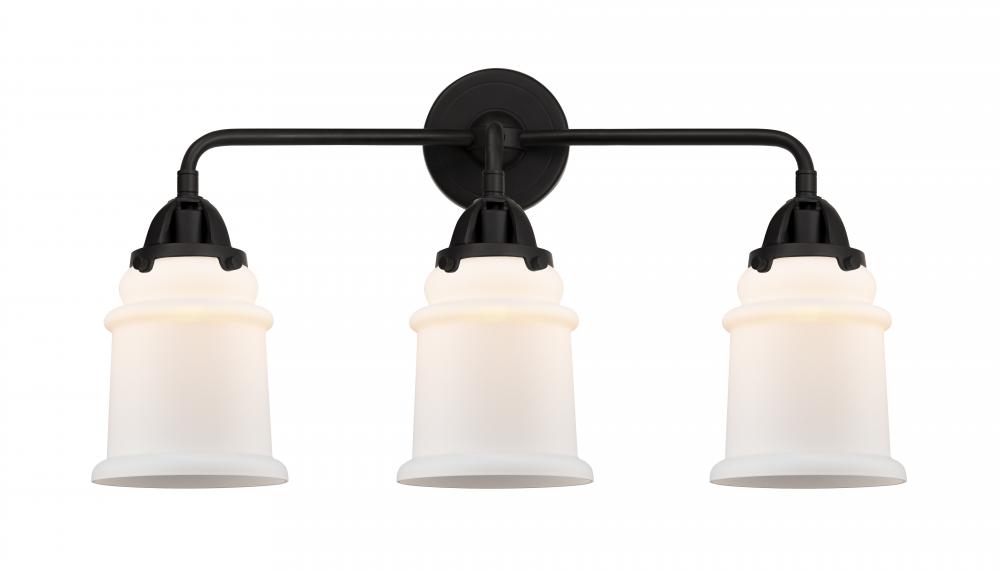 Canton - 3 Light - 24 inch - Black Polished Nickel - Bath Vanity Light