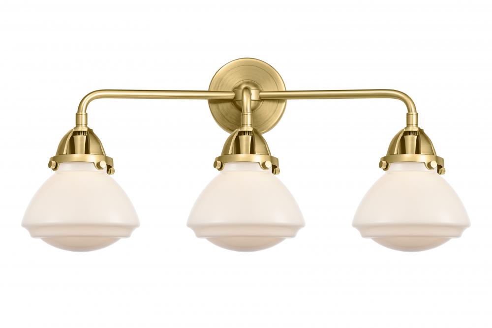 Olean - 3 Light - 25 inch - Satin Gold - Bath Vanity Light