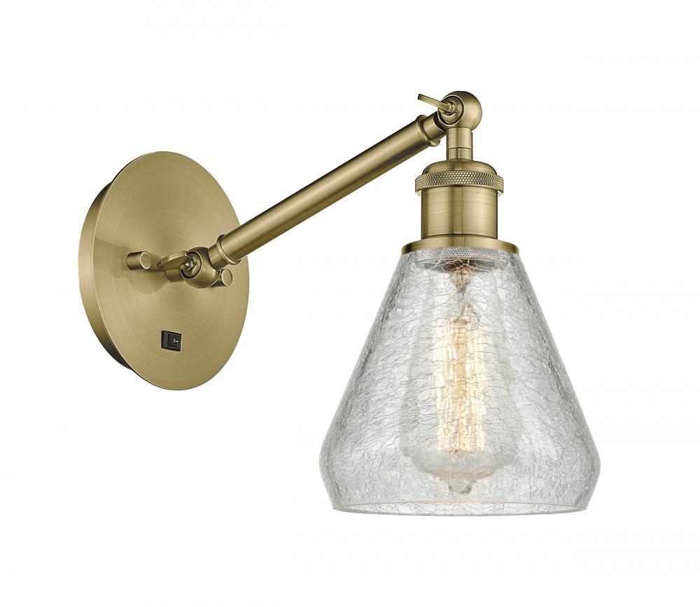 Conesus - 1 Light - 6 inch - Satin Gold - Sconce