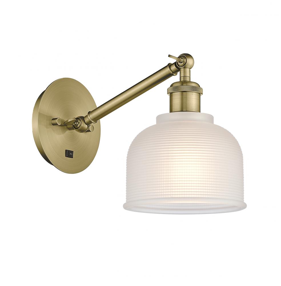 Dayton - 1 Light - 6 inch - Polished Nickel - Adjustable Sconce