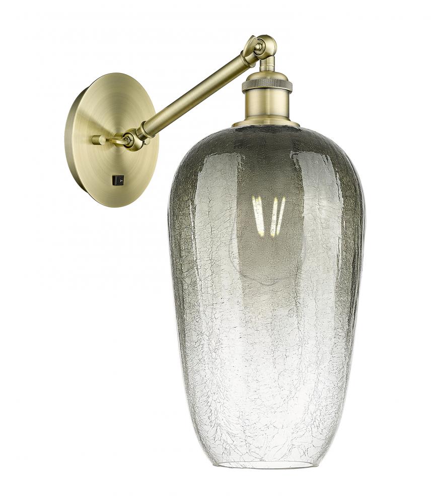 Brookhaven Flute - 1 Light - 7 inch - Antique Brass - Sconce